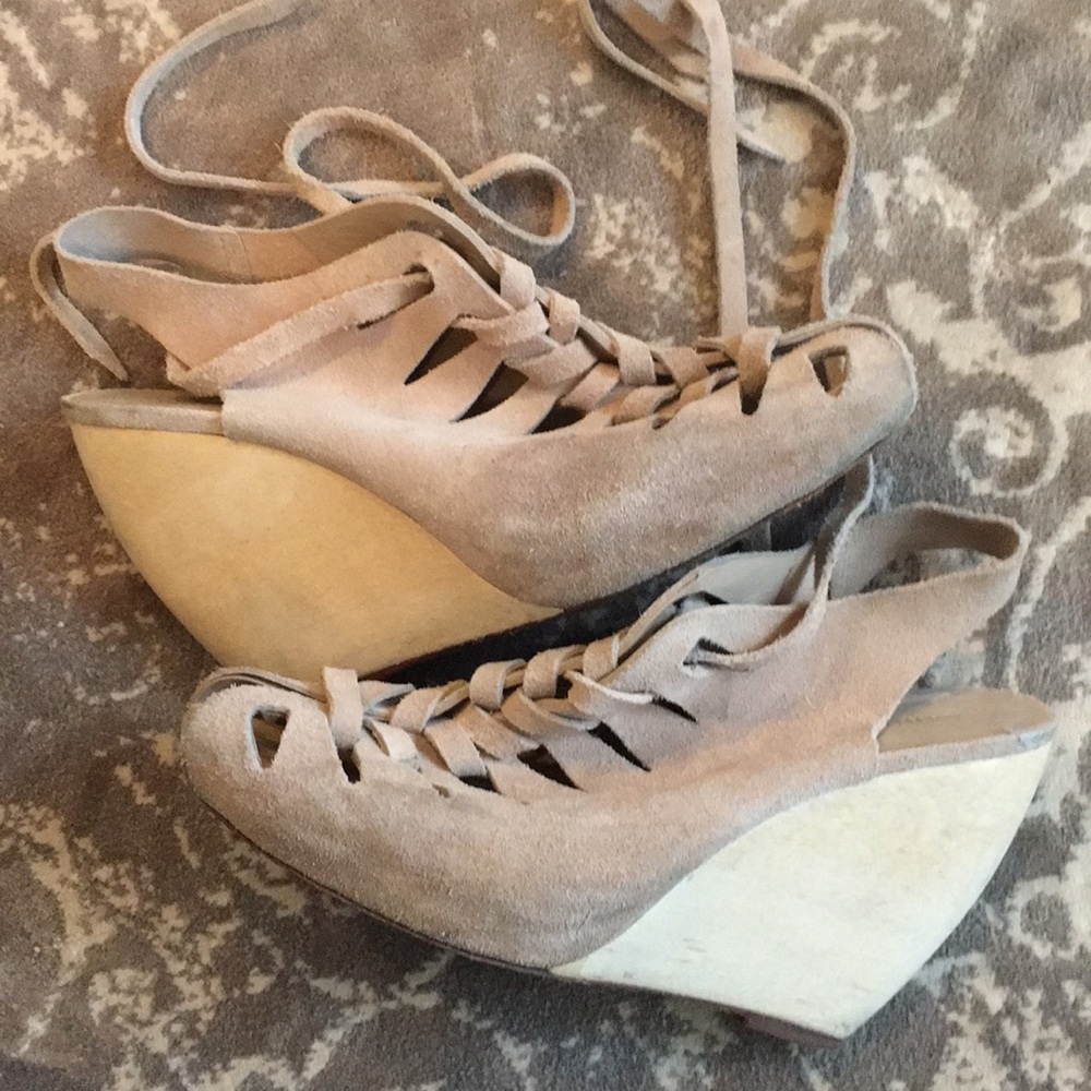 BOGO Loeffler Randall Lace-up Wedges